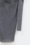 SWAYING/KNIT Water Soluble Wool Lapel SW22AW1T17 Dark Grey PS50